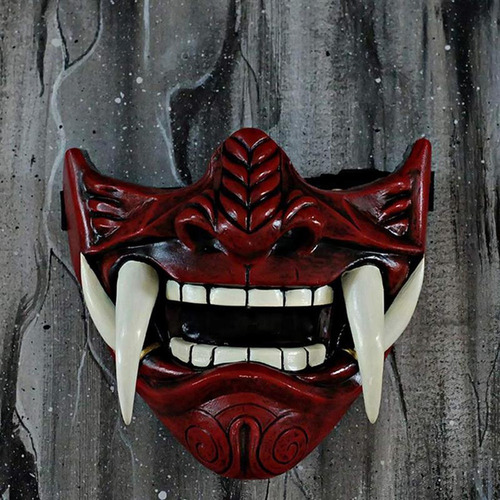Carátula De Halloween Con Diseño De Demonio Japonés Prajna G