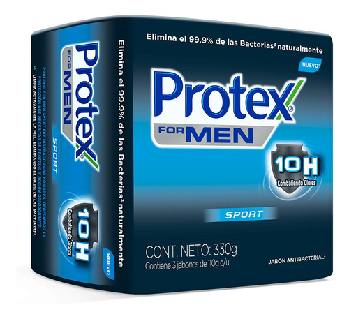 Jabon Protex Men Sport Tripack - Grs A $3 - g a $33