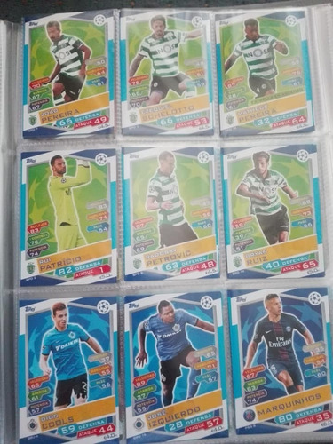 Carta Match Attax Champions 16-17 Lisboa Joao Pereira