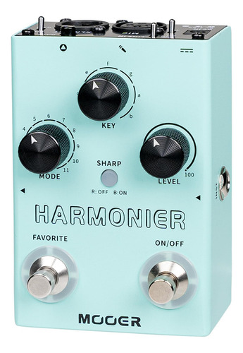 Mooer Harmonier - Procesador De Efectos Vocales Para Guitarr