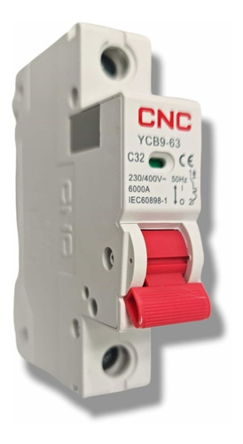 Interruptor Automático Curva C 32a 6ka Cnc