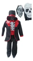 Comprar Disfraz De Catrin Esqueleto Calavera Para Niño Halloween Muerte Terror Catrin