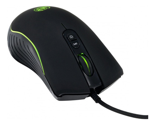 Mouse Gamer Pcyes Usb Ma7 4000dpi Sensor Avago 3050 Cor Preto