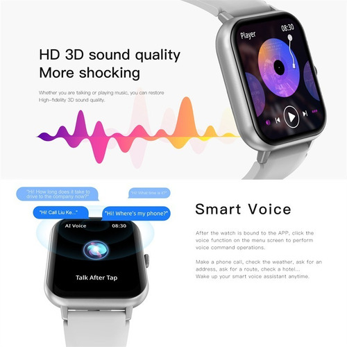 1.83 Reloj Inteligente Deportivo Llamadas Smartwatch Ip67