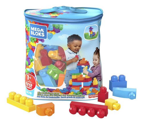 Mega Bloks Bolsa De Construcción 60 Piezas