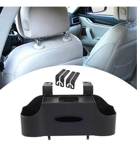 Tolderador De Tejido De La Cabeza Del Asiento Trasero Negro