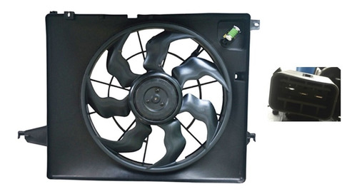 Electroventilador C/sopor Hyundai I10 08-11 1.1 Nafta S/aire