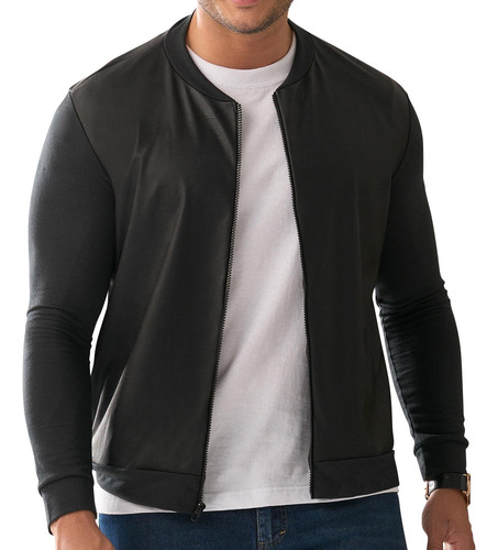 Chaqueta Lucas Negro Para Hombre Croydon