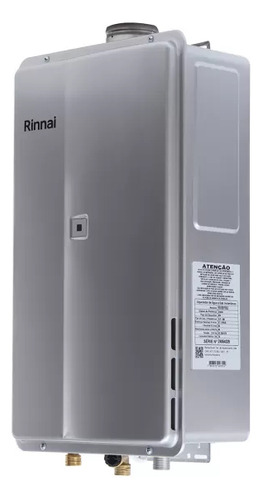 Aquecedor A Gás Rinnai Digital 35 Litros E351 Fea Gn Prata
