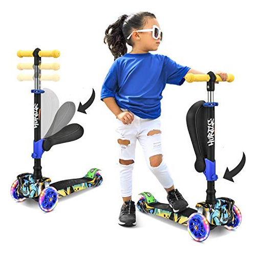 Patinete De 3 Ruedas Para Ninos  Stand & Crucero Ninos Pequ