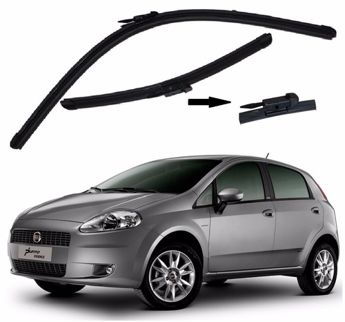 Limpador Parabrisas Fiat Punto 2011 Dianteiros Silicone(par)