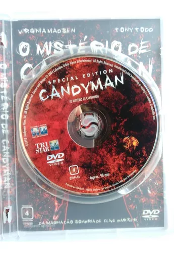 DVD O Mistério De Candyman Virginia Madsen Tony Todd 1992 Original