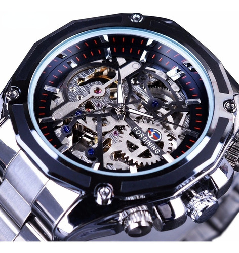 Reloj Pulsera Forsining Mecánico Automát. Luminoso P/hombre