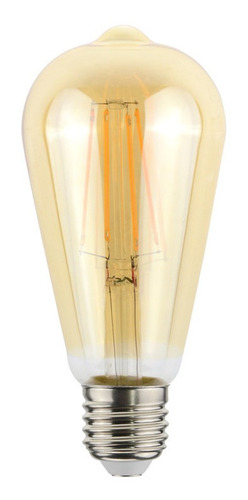 Imagen 1 de 5 de Lámp Led Osram Vintage Dimerizable Ambar 7w Luz Cal E27