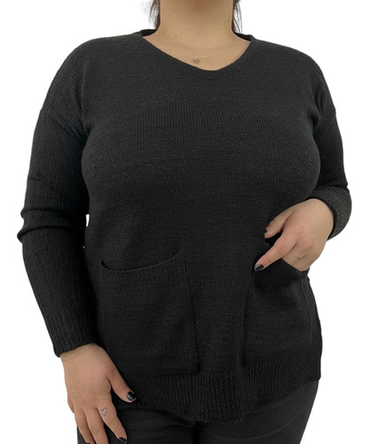 Sweater De Lana - Mate - Dama