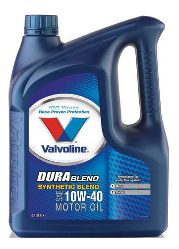 Aceite 10w40 Valvoline Durablend Api Sn Acea A3/b4 4 Litros