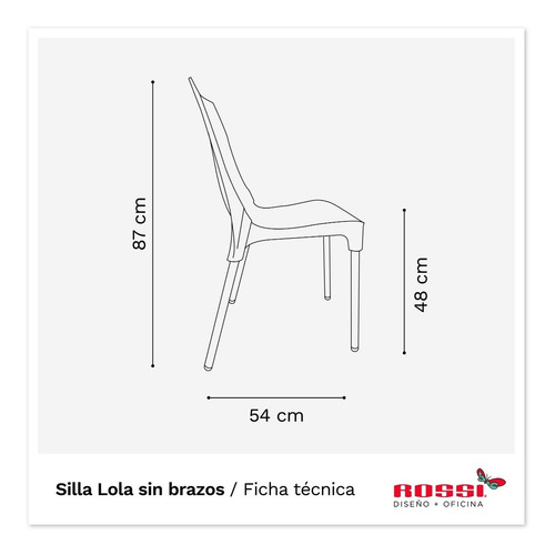 Imagen 5 de 5 de Juego De Jardín 4 Sillas Lola + Mesa Lupe
