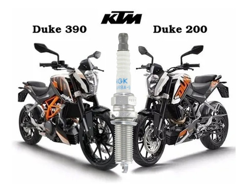 Imagen 3 de 8 de Bujía Lkar8a-9 Ngk Japan Ktm Duke 200 390 Ryd