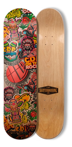 Tabla Skate Pro Cdp Skateboards Full Guatambù Stickers