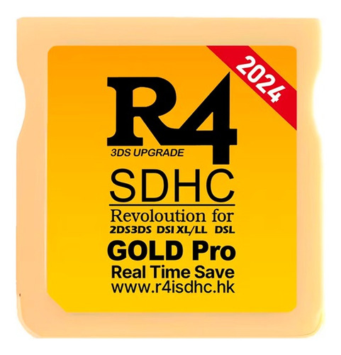 R4 Gold Pro 2024 Hk Para Nintendo Ds + Microsd 32gb