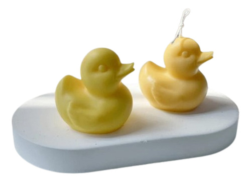 Molde De Silicón Patito Pato, Vela, Jabón, Fondant Chocolate