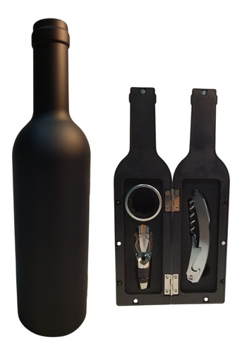 Sacacorchos Estuche Vino Botellas   Set Decorativo Sommelier