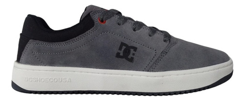 Zapatilla Dc Shoes Modelo Crisis Ss Gris Blanco Exclusiva