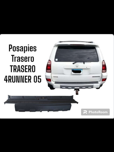 Goma Plástico Trasero Posapie Toyota 4runner 2003 2005