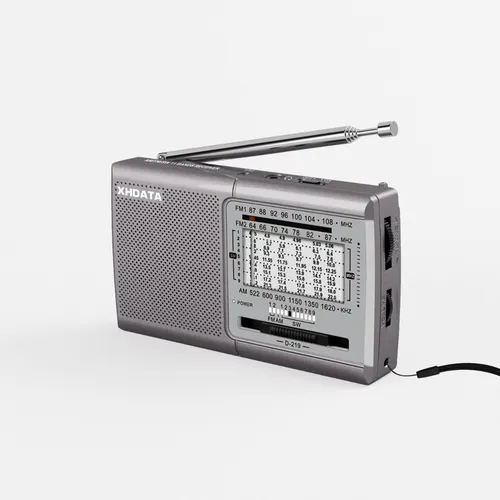 Radio Portátil Xhdata D-219 Gris Am/fm/sw Analógico