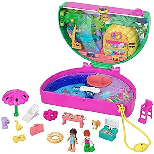 Polly Pocket Juego Compacto De Sandía Para Fiesta En La Pis