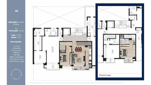 Venta Departamento 3 Ambientes En San Isidro Muy Luminoso
