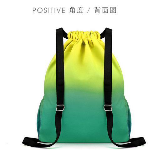 Mochila Con Cordón Impermeable Para Viajes Al Aire Libre