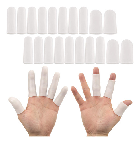 Guantes Protectores De Gel Para Dedos, Cunas De Gel Y Fundas