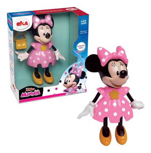 Boneca Minnie - Conta Histórias - Elka - Disney