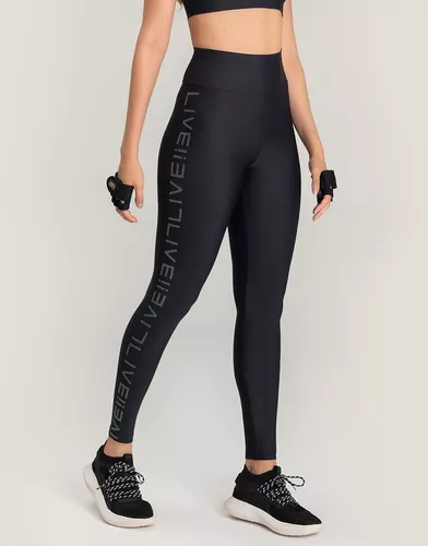 Calça Legging Feminina Live! Icon Neo Preta 0102