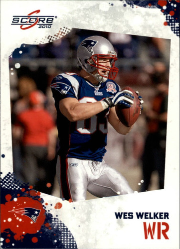 2010 Score Glossy #177 Wes Welker Patriotas