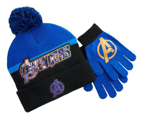 Gorra Y Guantes Marvel Para Niños