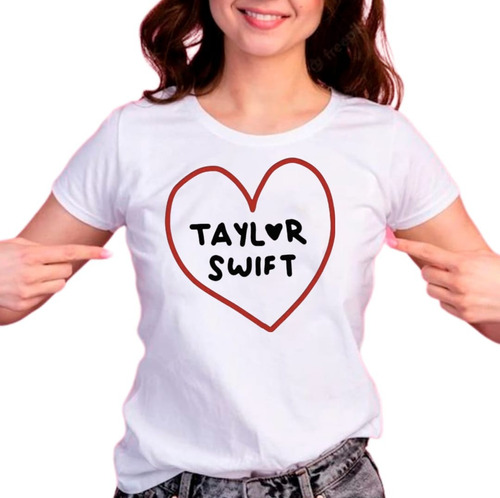 Remera De Taylor Swift Corazon / Exclusivo / Diseño Único