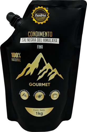 Bolsa De Sal Negra Del Himalaya O Kala Namak 1 Kilo Natural