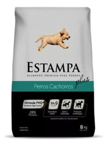 Alimento Perros Cachorros Super Premium 8kg. Estampa Plus