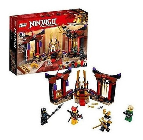 Lego Ninjago Trono Habitación Showdown 70651 Kit De Construc