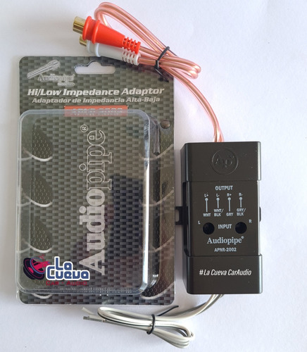 Adaptador De Impedancia Alta Baja - Salida Rca Para Radio