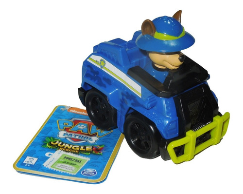 Paw Patrol Chase De La Selva Vehiculo Chico Original !!!