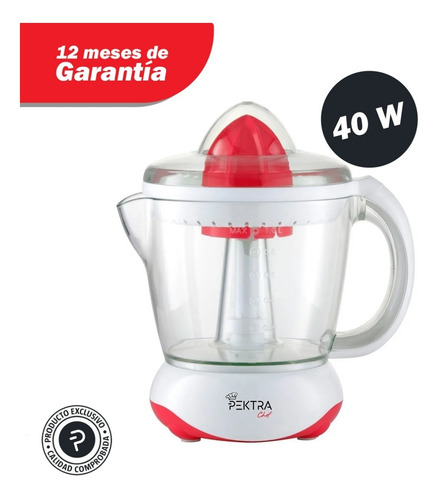 Imagen 2 de 10 de Exprimidor Electrico Juguera 1 L Jugo Naranja Pektra Citrico