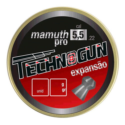 Postones Mamuth Pro 5.5mm - 500 Unidades - 4 Latas
