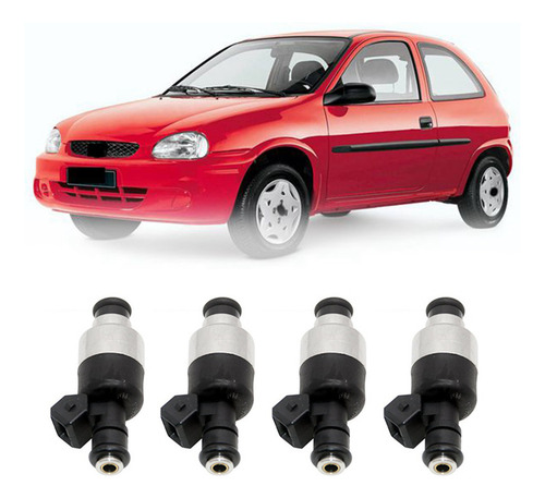 Inyector De 4 Piezas For Opel Corsa 1.6 17124782 17123924 2