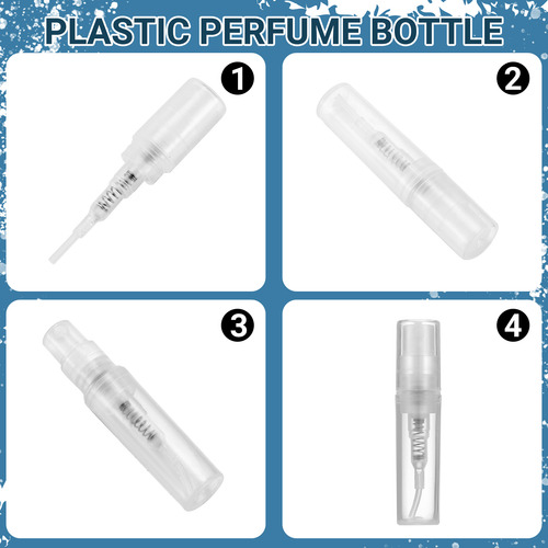 Perfume En Aerosol Transparente De 2 Ml Para Botella De Plá