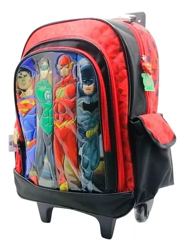 Mochila Liga De La Justicia Carro Primaria Art. Lj318 Cresko
