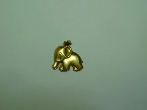 Dije Elefante Oro 18 K Peso 2 G. Ancho 17 Mm.