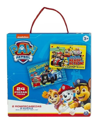 Paw Patrol Rompecabezas Puzzle 2 En 1 Original 1610